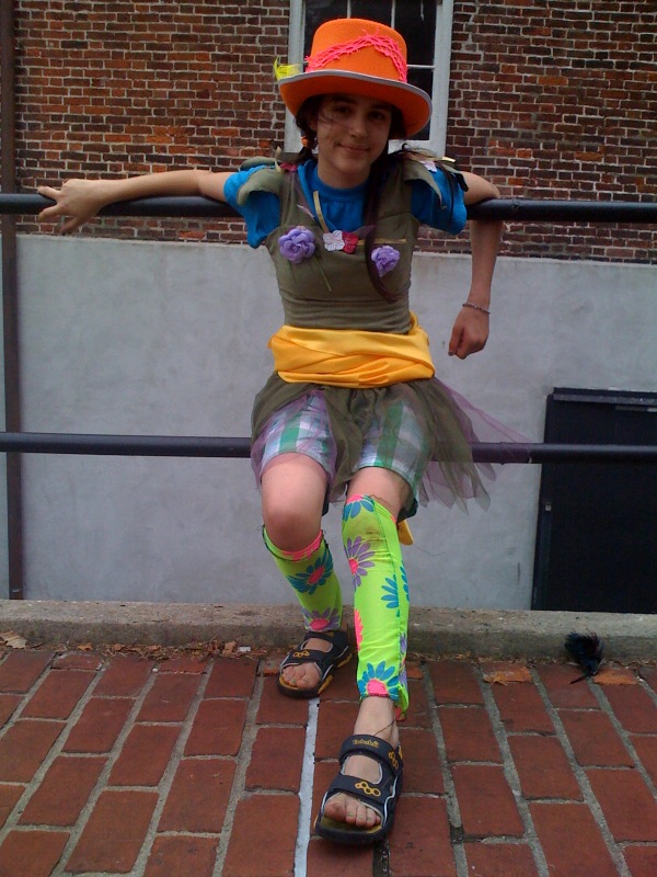 One of the natives spotted at the Figment art festival in NYC